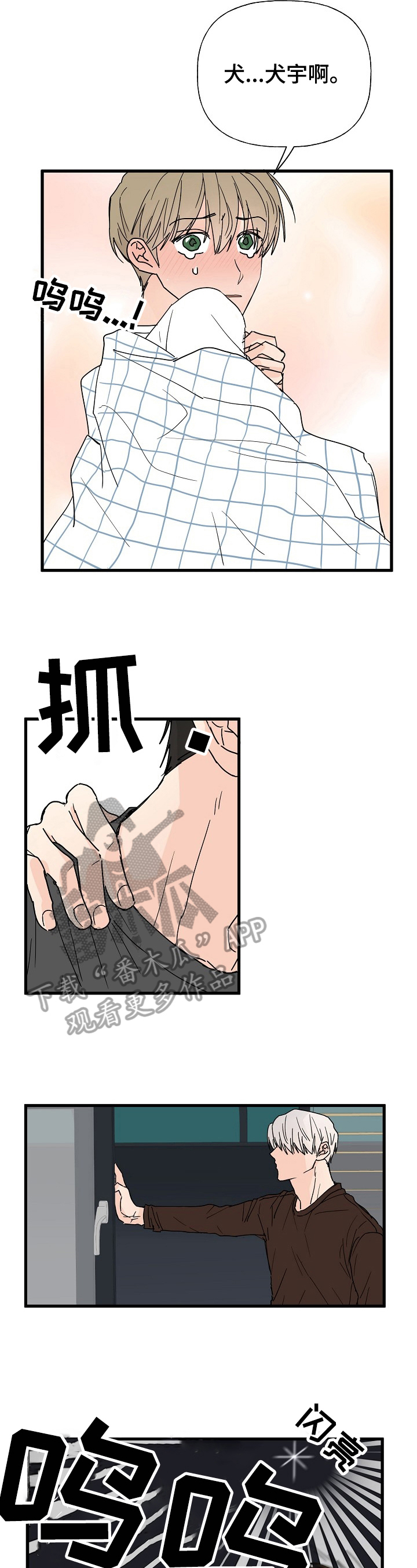 幸运猫照片漫画,第11章：质问2图