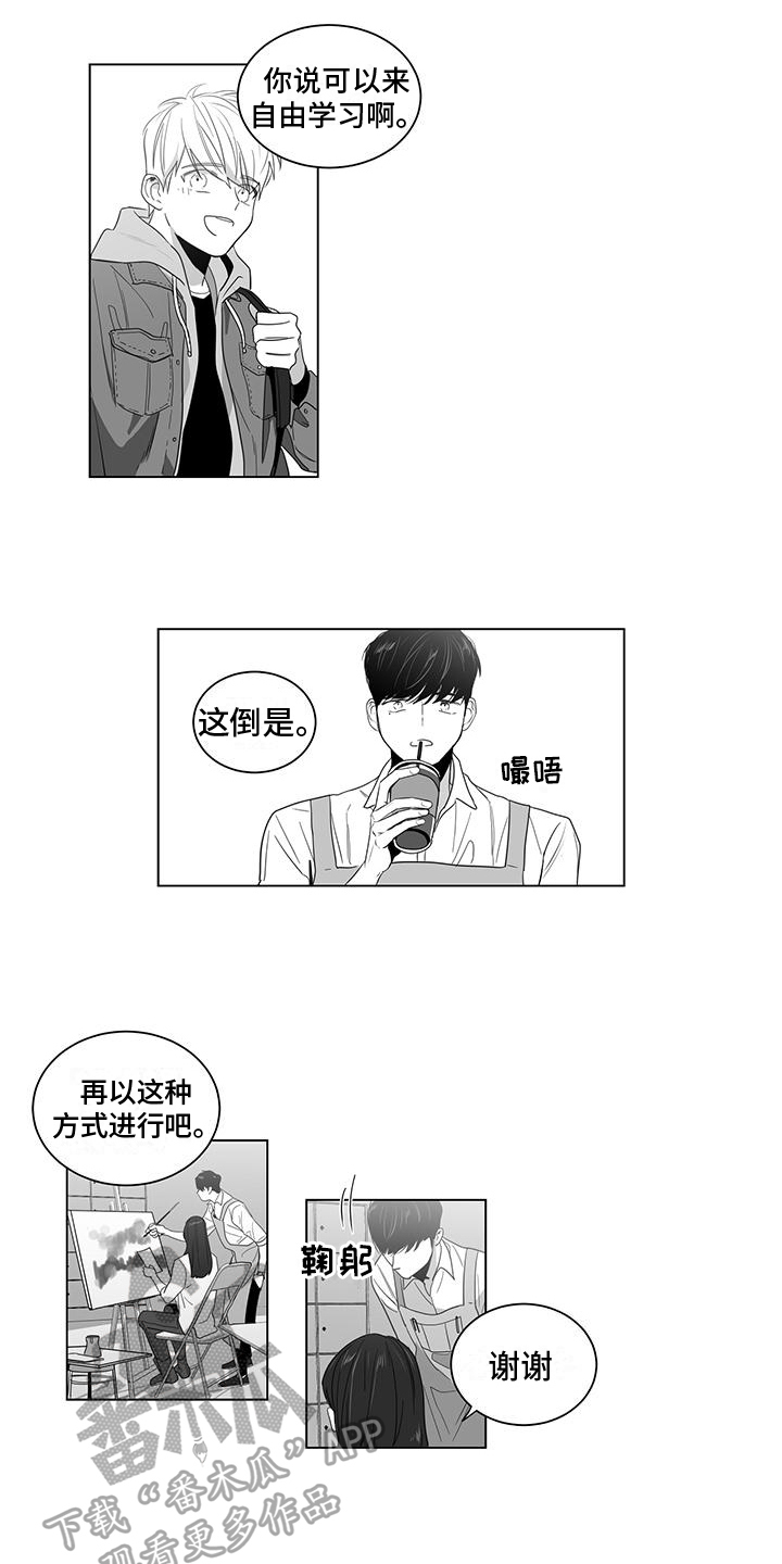 亲爱的男孩视频漫画,第11章：画你2图