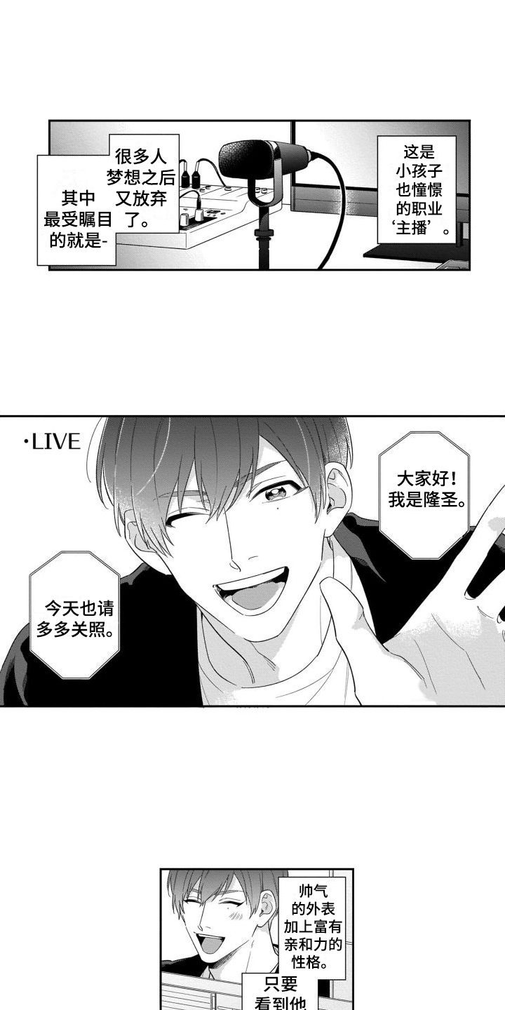 情侣直播间穿搭漫画,第1章：情侣直播1图