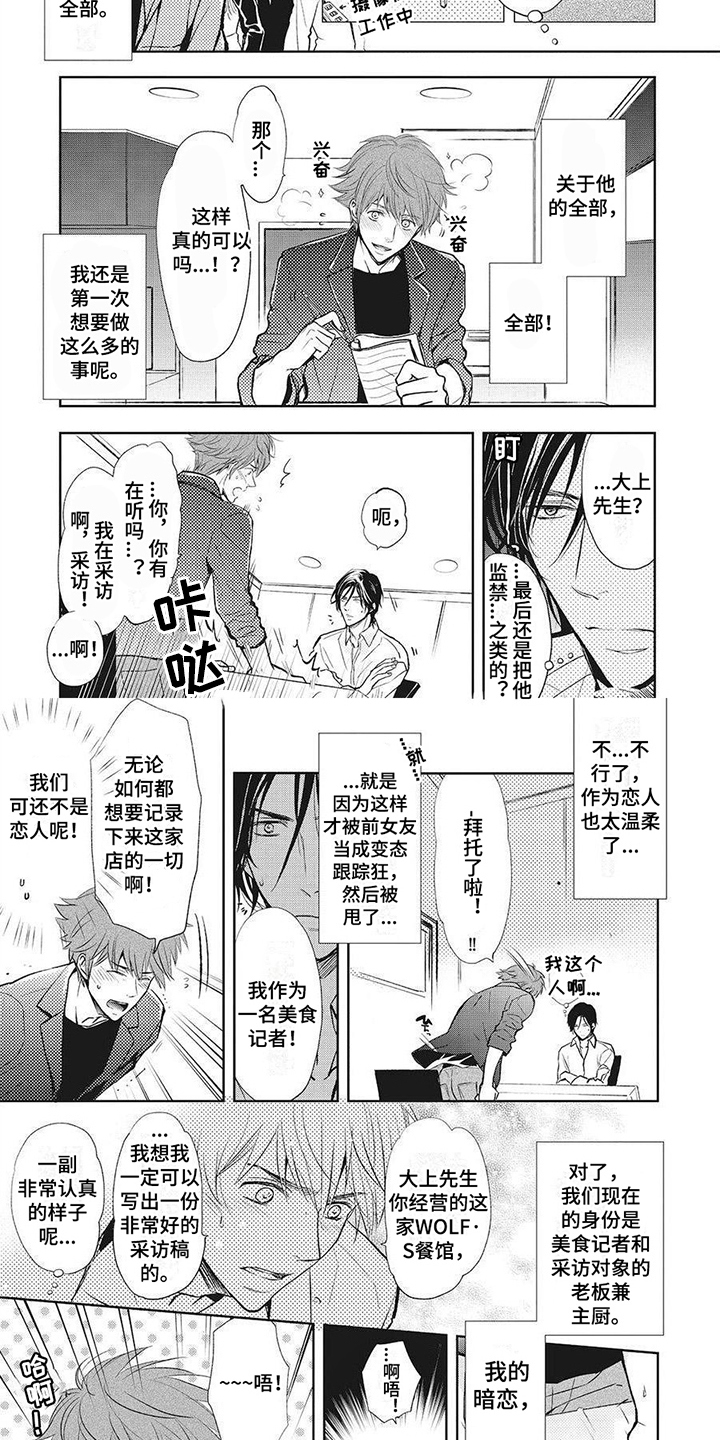 狼的偏爱漫画,第2章：采访1图