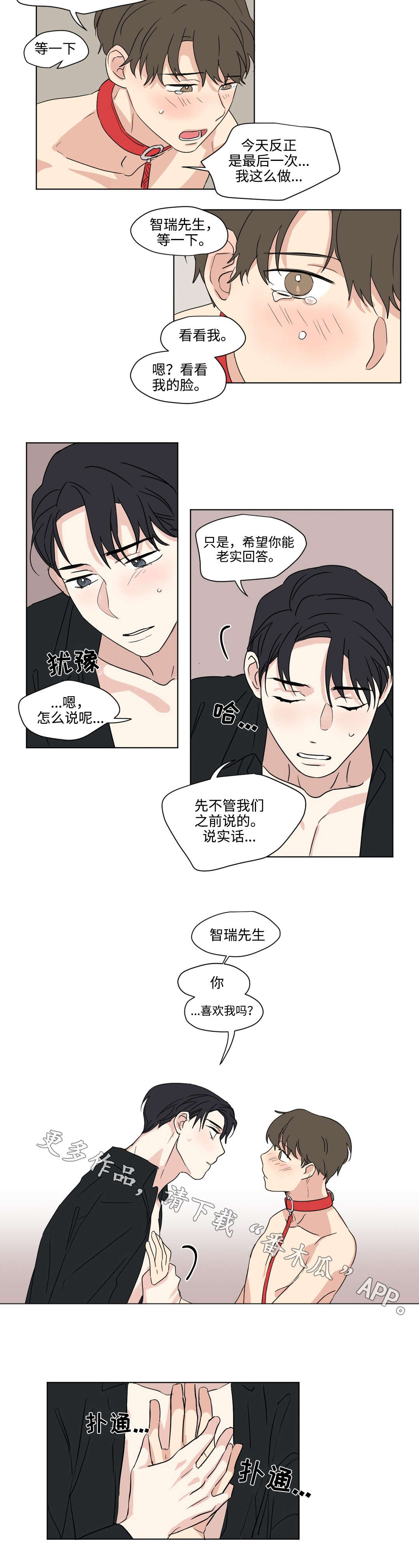 公司共同录制的视频漫画,第47章：表白2图