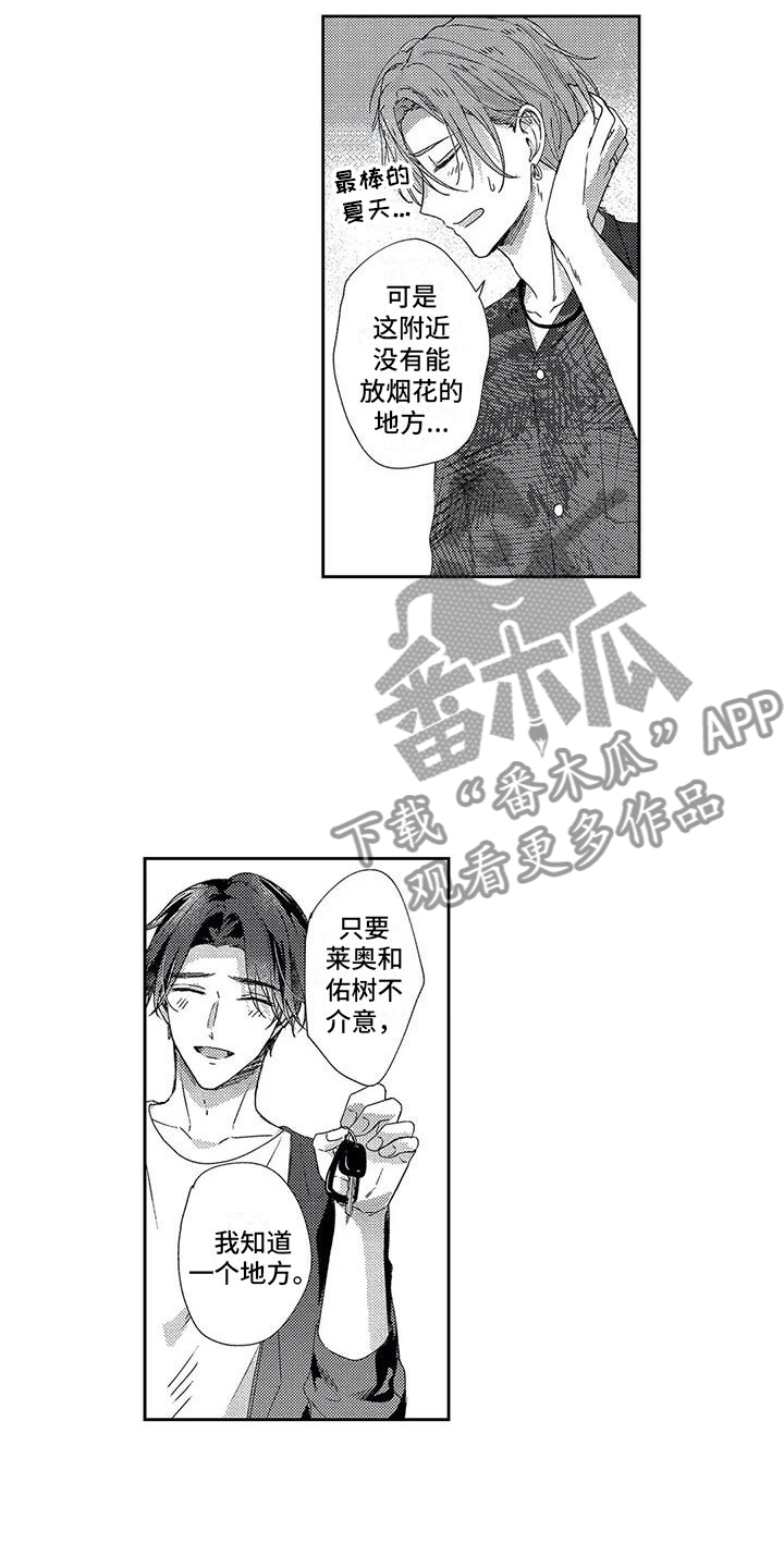 幸福的形状下载漫画,第24章：去放烟花2图