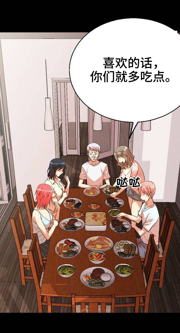 新家庭漫画,第3章：饭桌1图