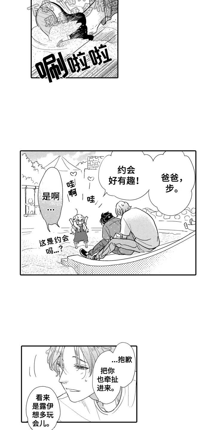 爸爸和我漫画,第14章：约会1图