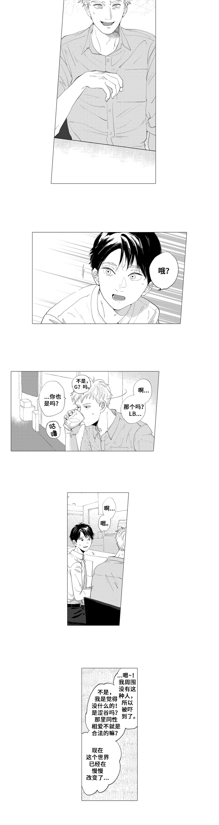 好邻居漫画,第1章：表白1图