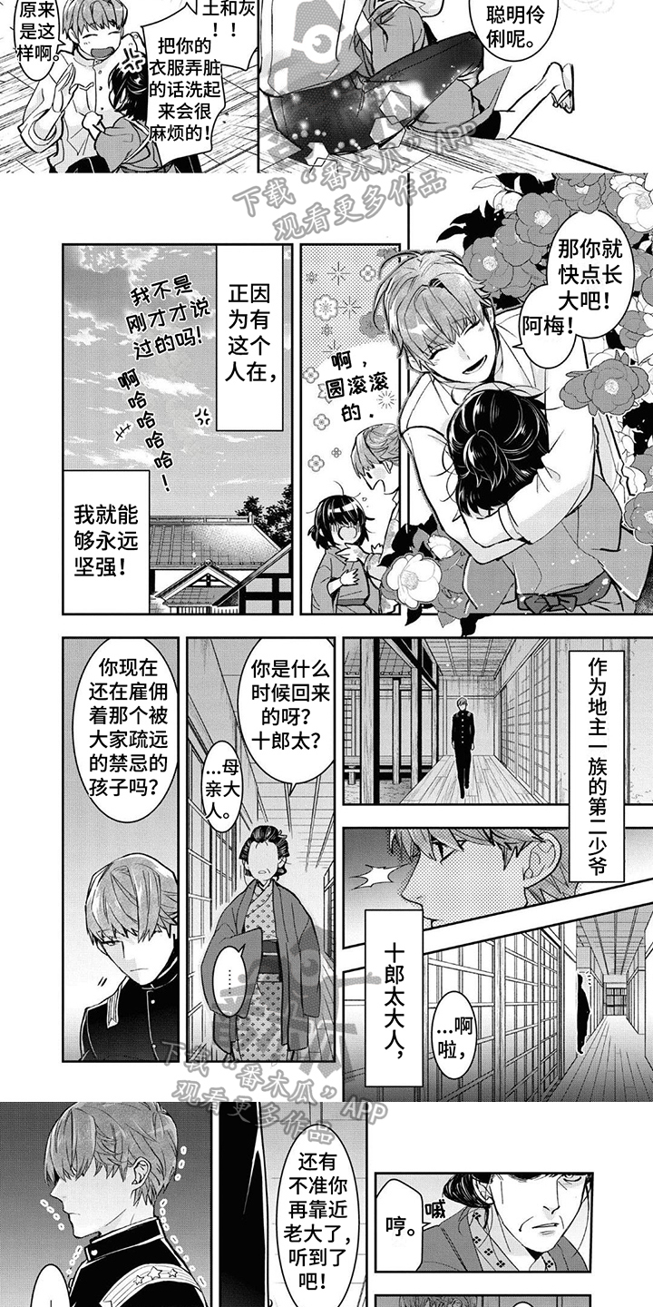 白色花的文案漫画,第16章：家人1图