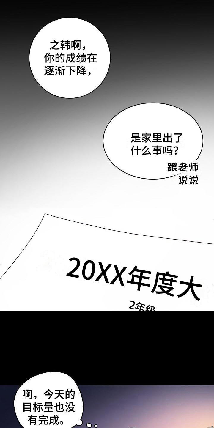 久别重逢的诗句漫画,第2章：自责1图