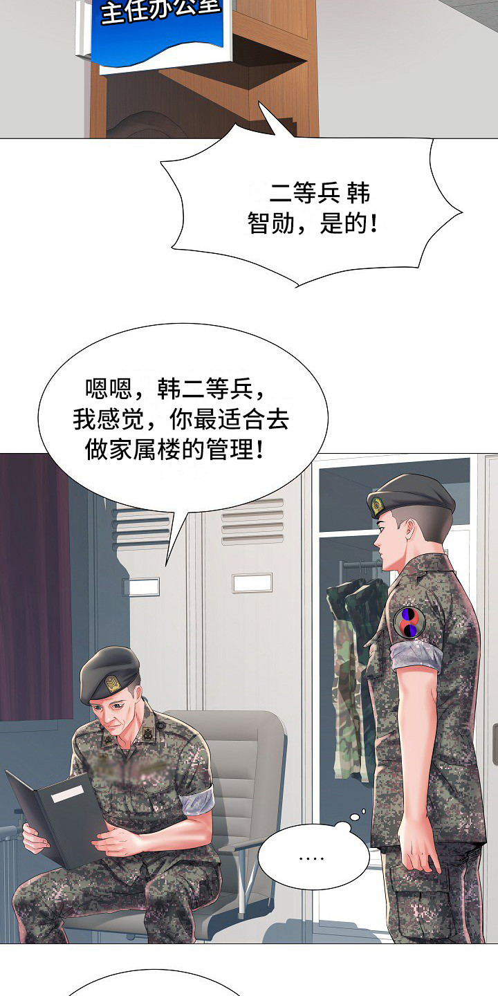 家属楼管子漏水谁负责漫画,第1章：入伍2图