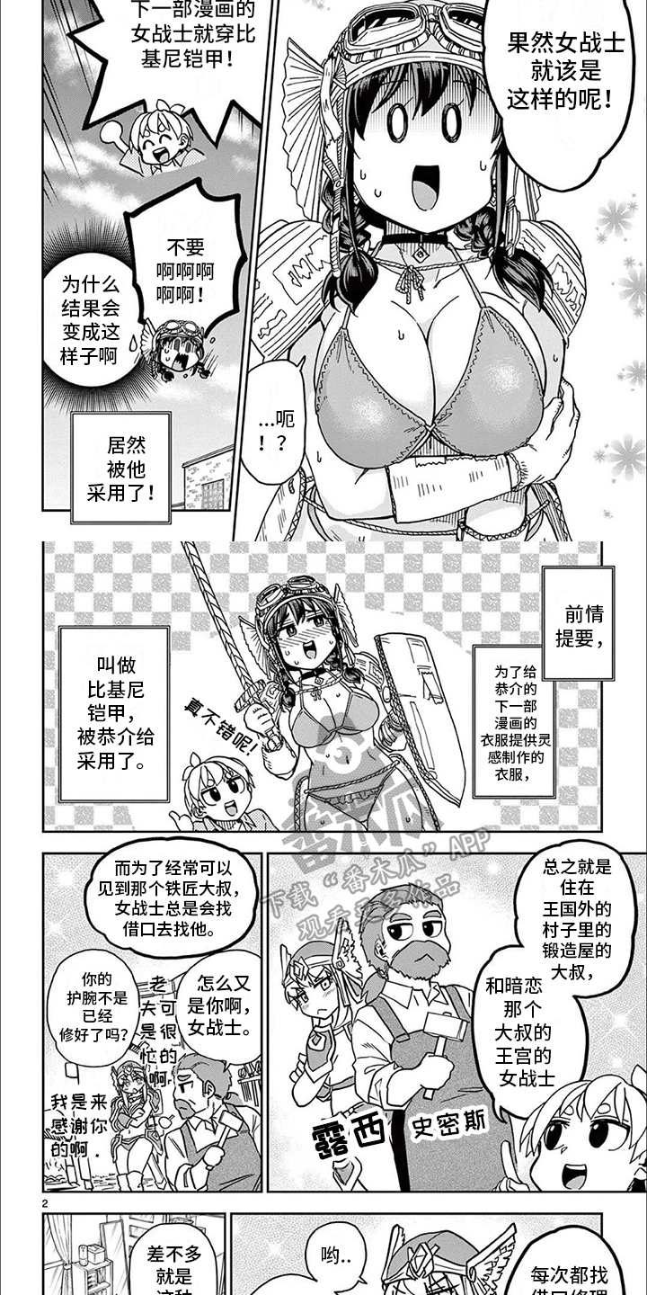 发疯的漫画家漫画,第16章：测试2图