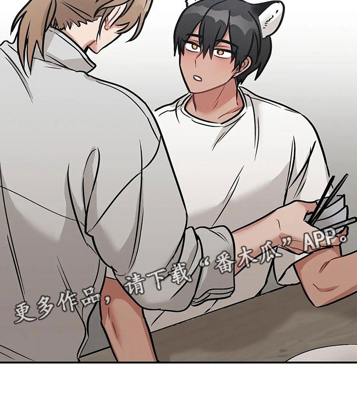 胆怯的老虎动画片漫画,第5章：过夜1图