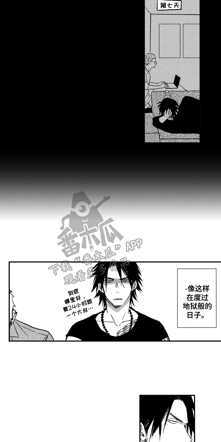 黑夜沉沦dj版歌曲漫画,第5章：软禁2图