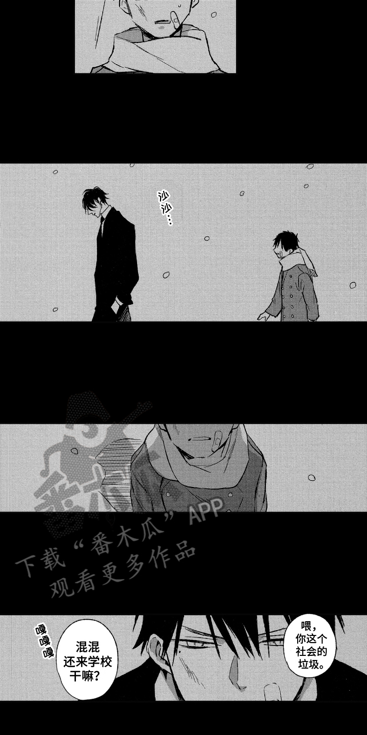 黑夜沉沦dj漫画,第8章：认错1图