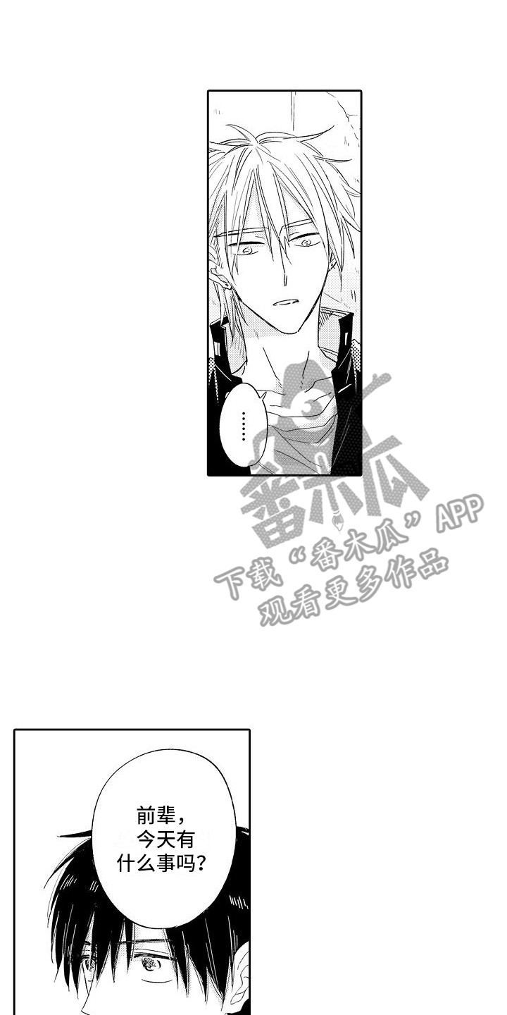 前辈的追随者漫画,第13章：很开心2图