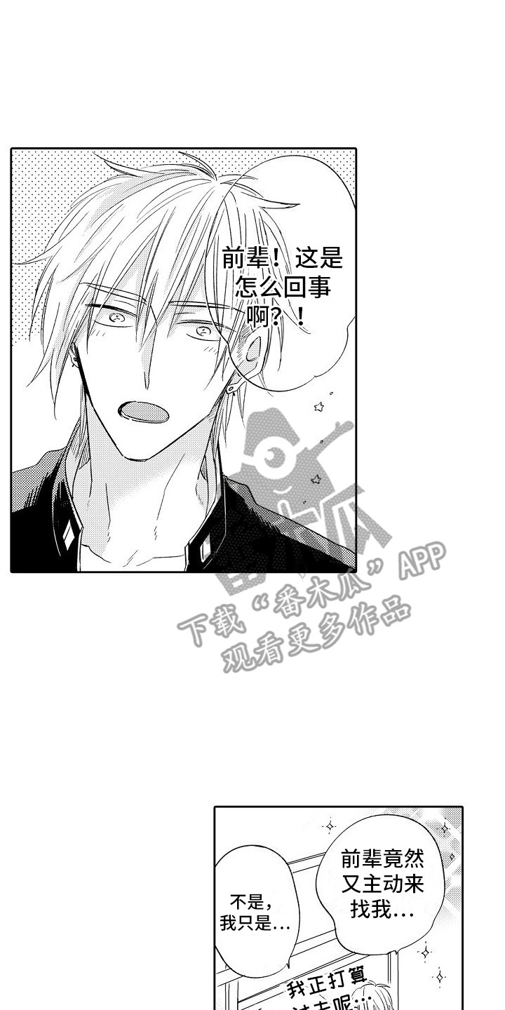 前辈的追随者漫画,第26章：很亲密1图