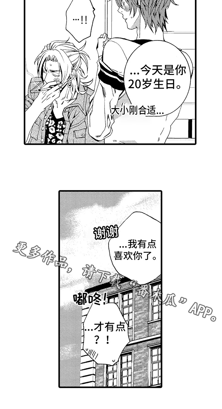 快递情缘视频漫画,第12章：喜欢1图