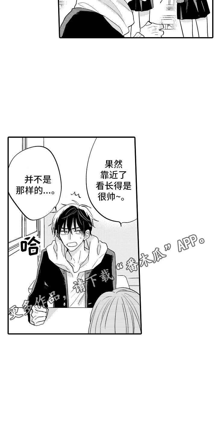我讨人厌的前辈下拉式漫画,第6章：搭话1图