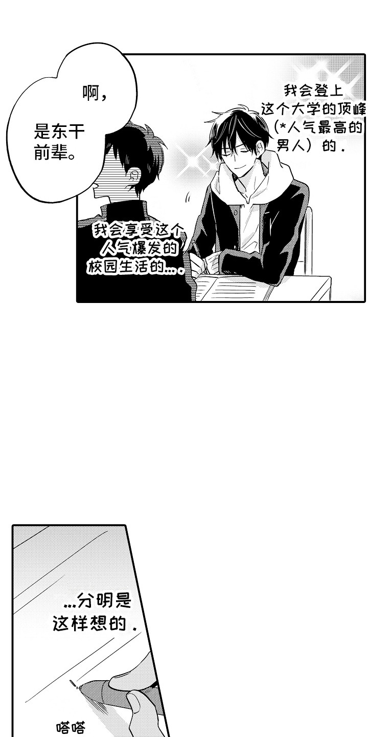我讨人厌的前辈下拉式漫画,第1章：受欢迎2图