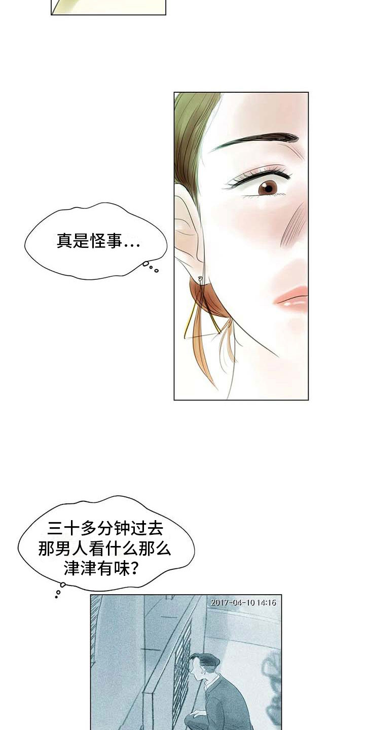 艺术之神是谁漫画,第35章：偷窥的人1图