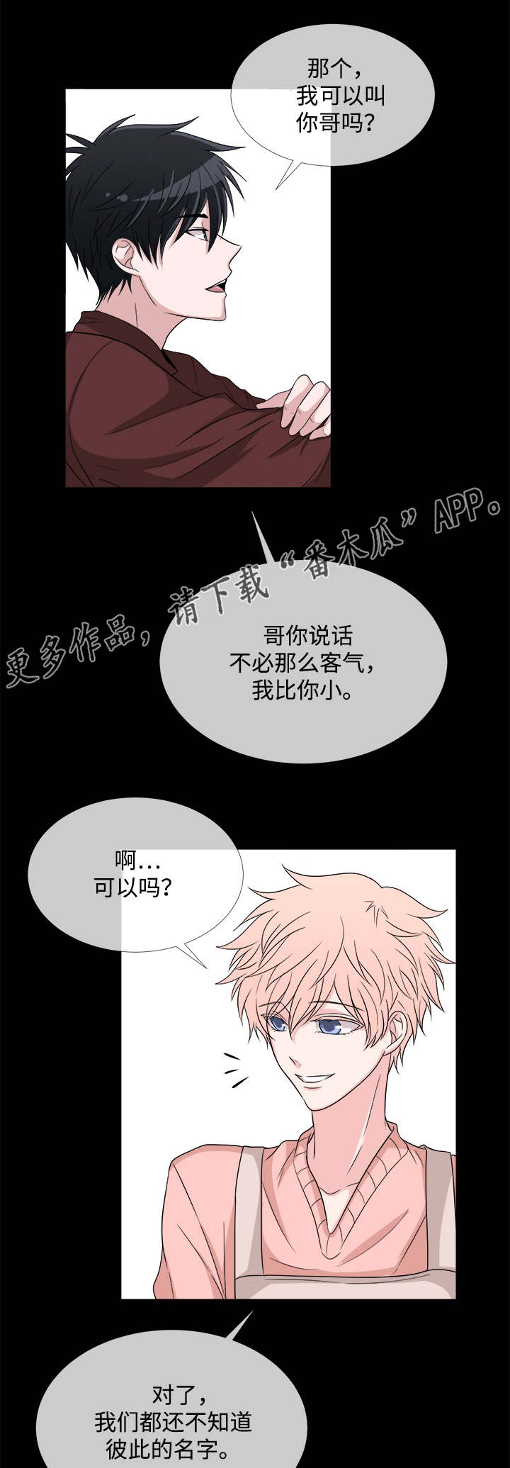 暖心的情话漫画,第5章：关系不错2图