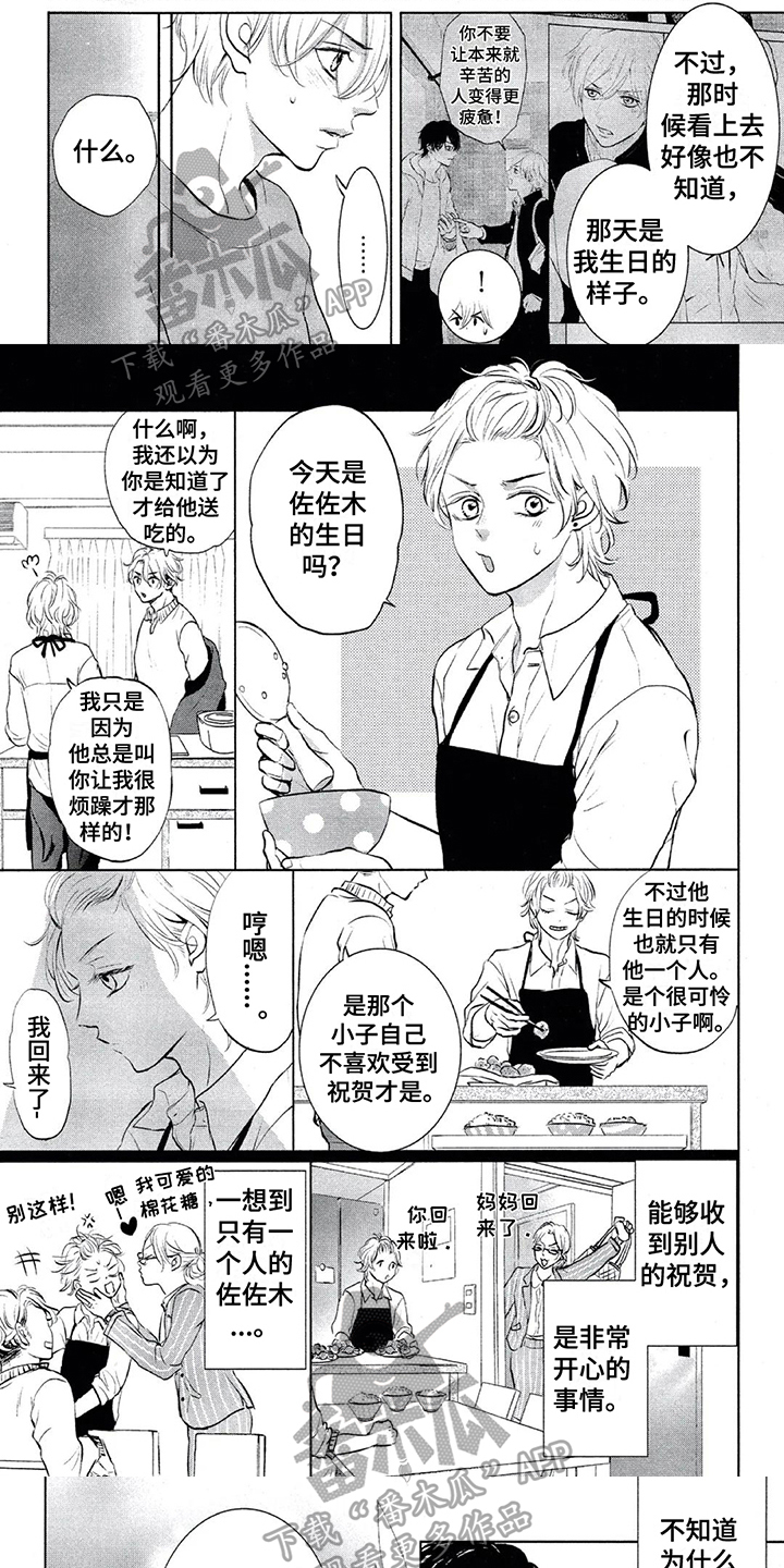 呵护爱情漫画,第13章：生日礼物1图