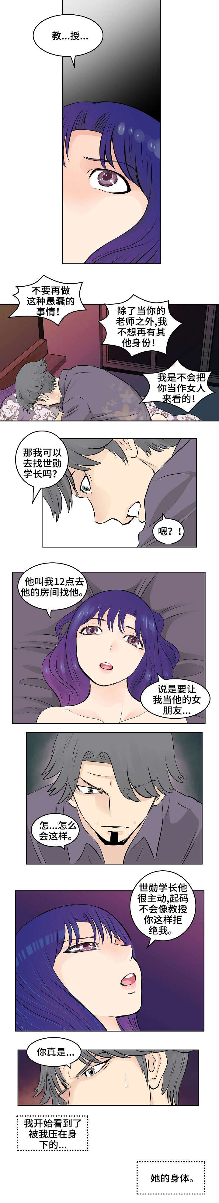 无良侵占小说漫画,第19章：回忆1图