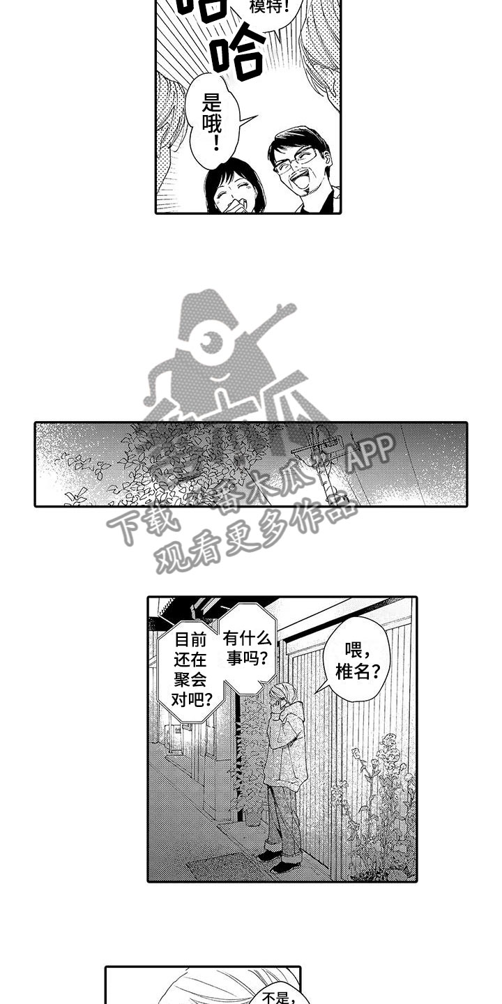 摄影师守则模特不谈恋爱漫画,第8章：偶遇1图