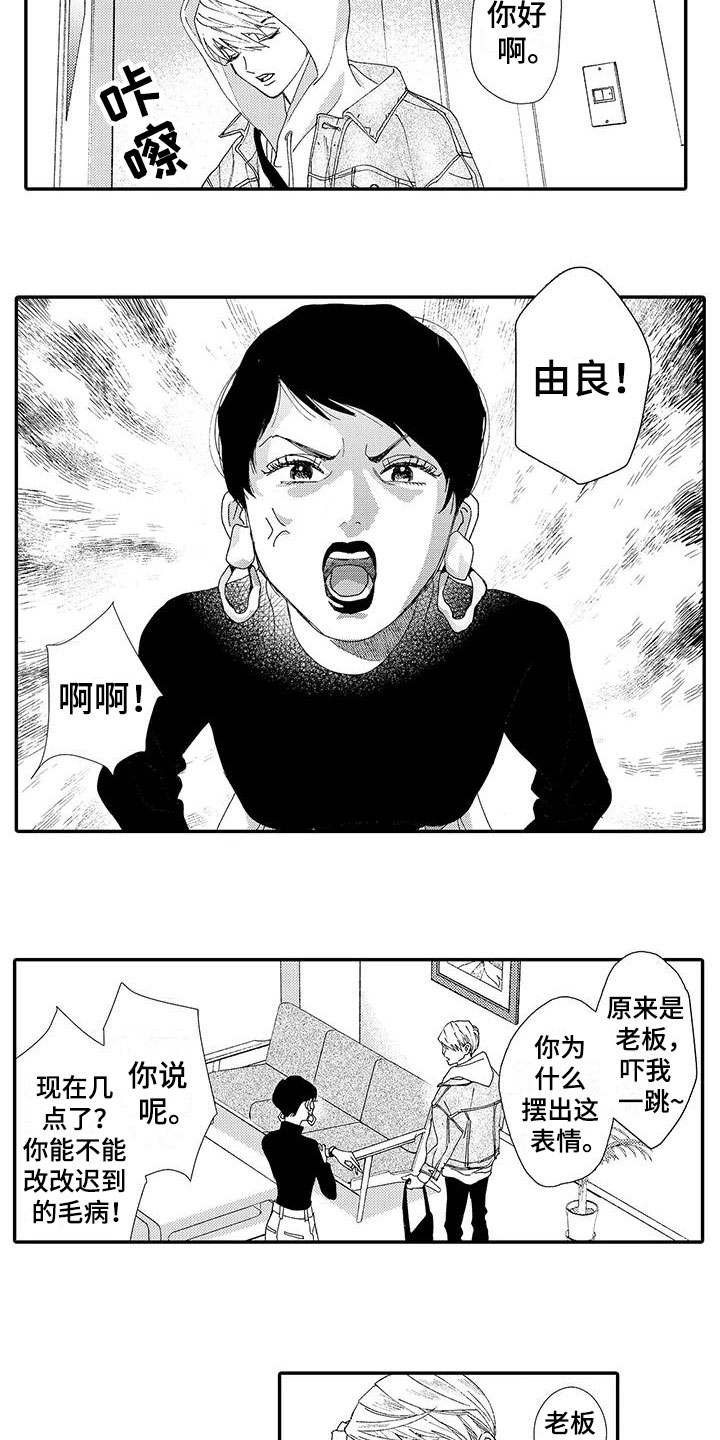 模特生存法则漫画,第1章：新经纪人2图