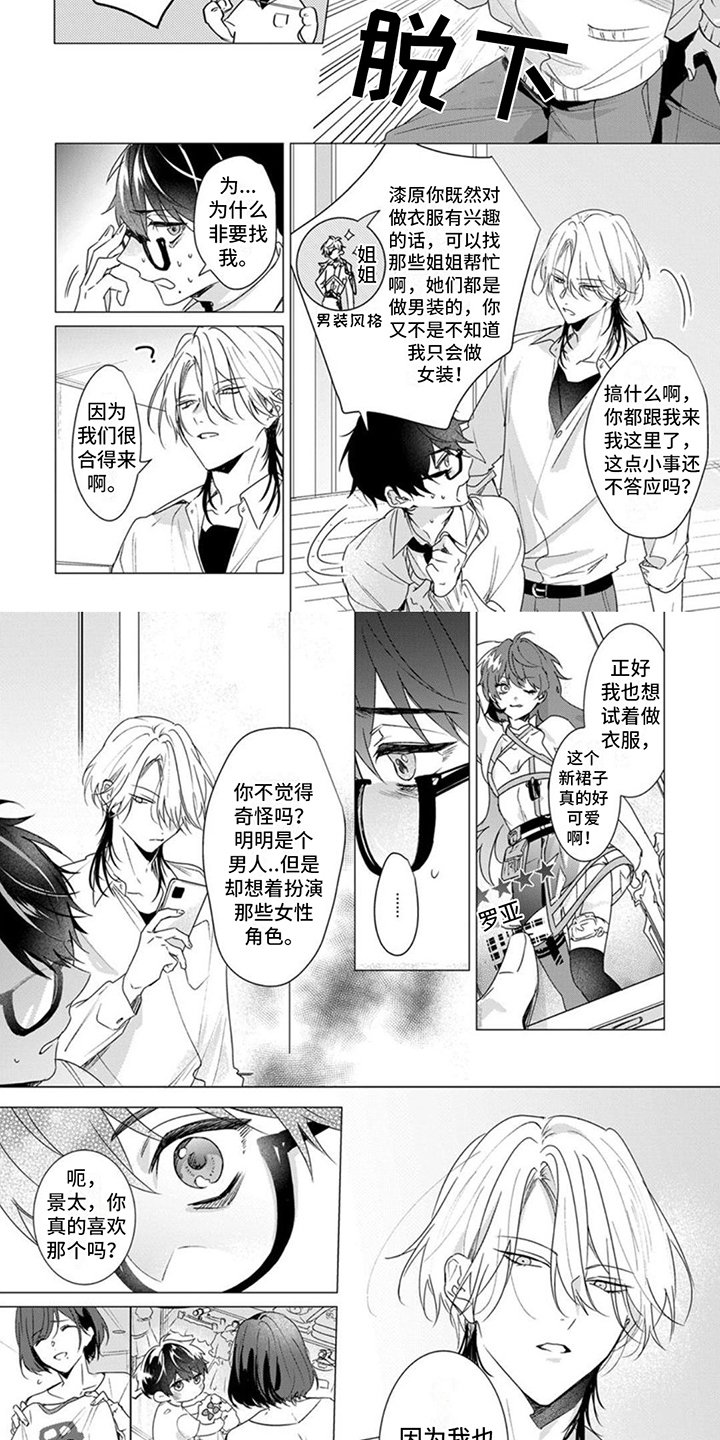 更衣人偶漫画,第3章：做衣服2图