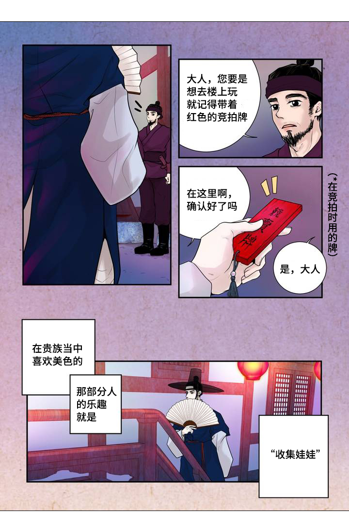 飞天之血漫画,第1章：娃娃拍卖2图