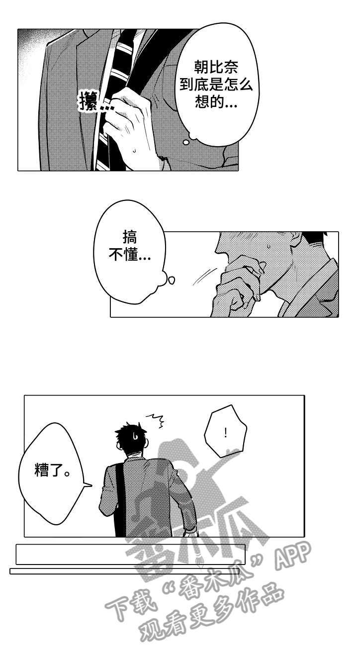 爱恋吻戏漫画,第6章：怎么面对1图