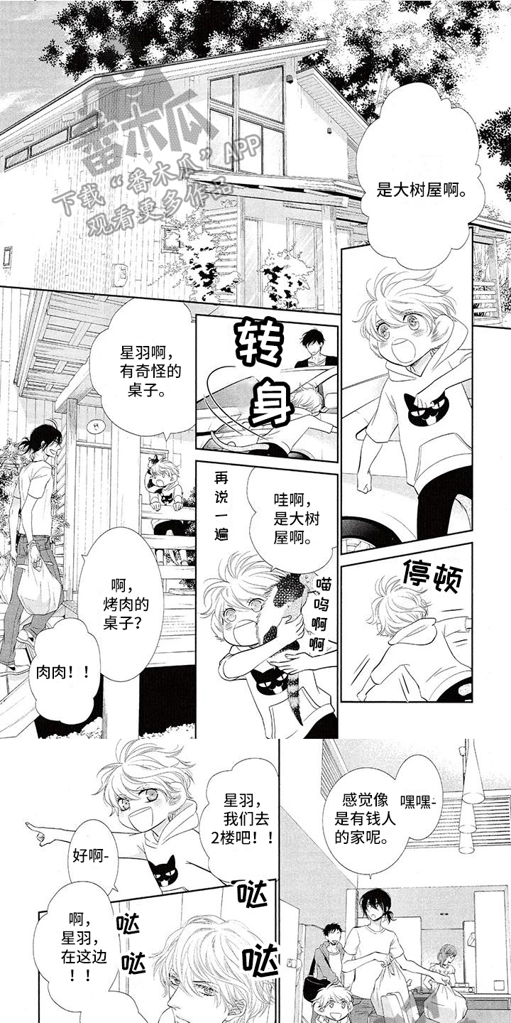 猫系男友性格特征漫画,第6章：烧烤1图