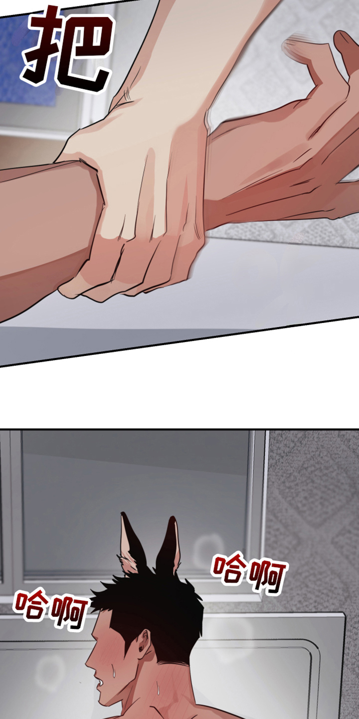 日久生情是权衡利弊漫画,第8章：兔子兽人1图