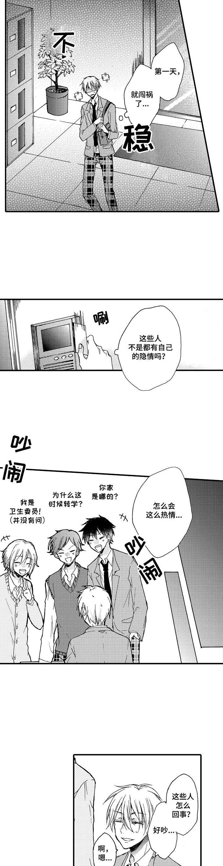 人格脉络漫画,第1章： 转学生2图