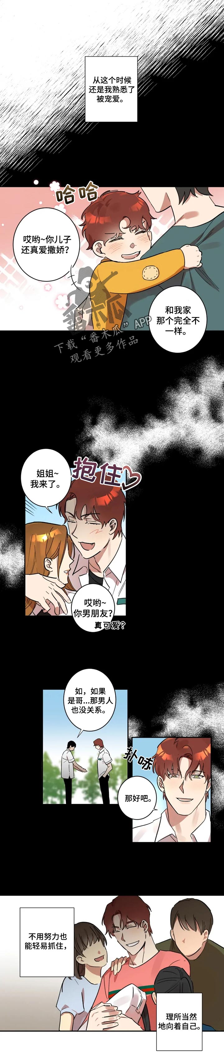 混蛋帅哥漫画,第25章：称之为爱1图