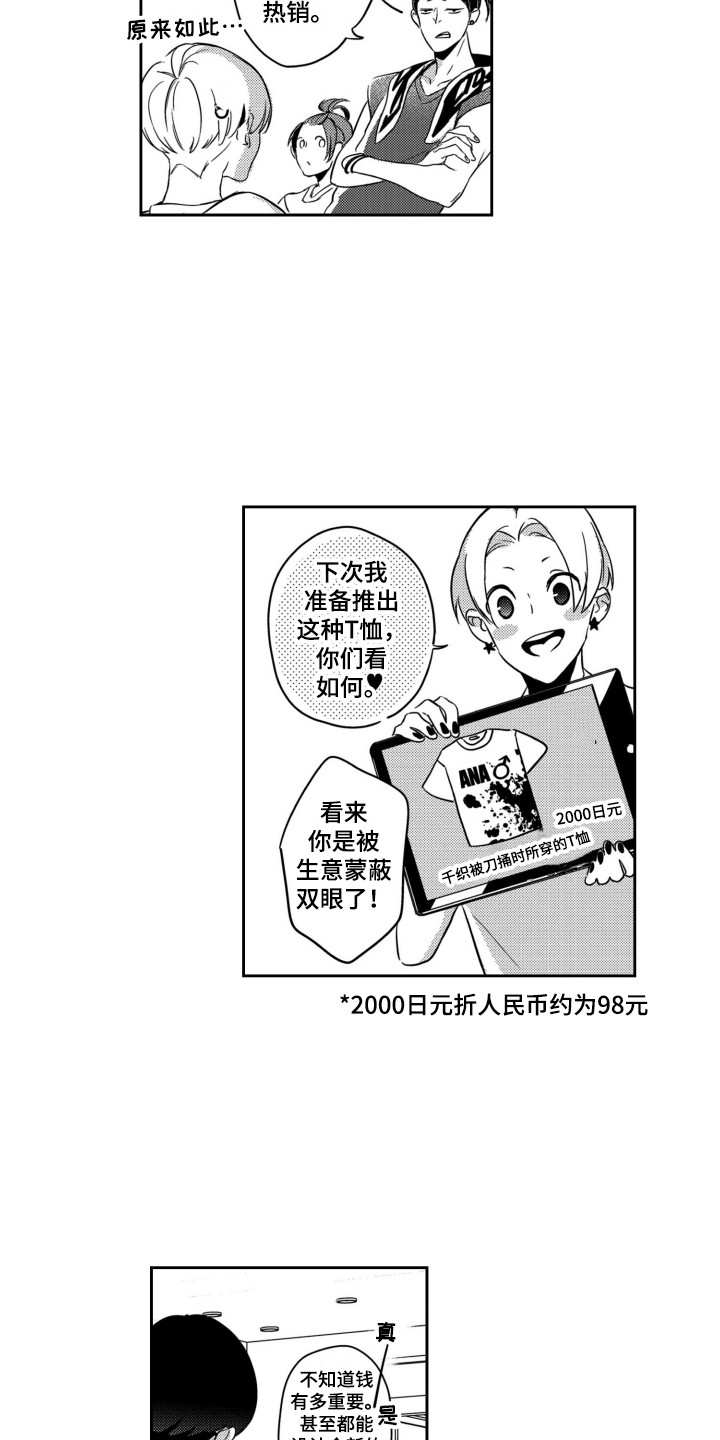 舞蹈组合天边漫画,第20章：买道具1图