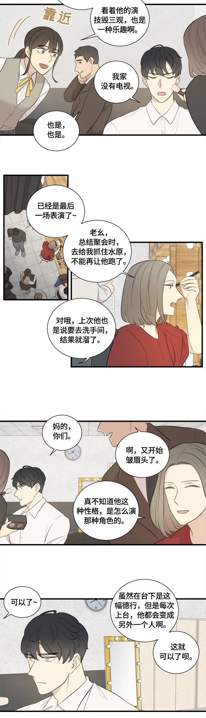 真相戏剧漫画,第1章：主演1图