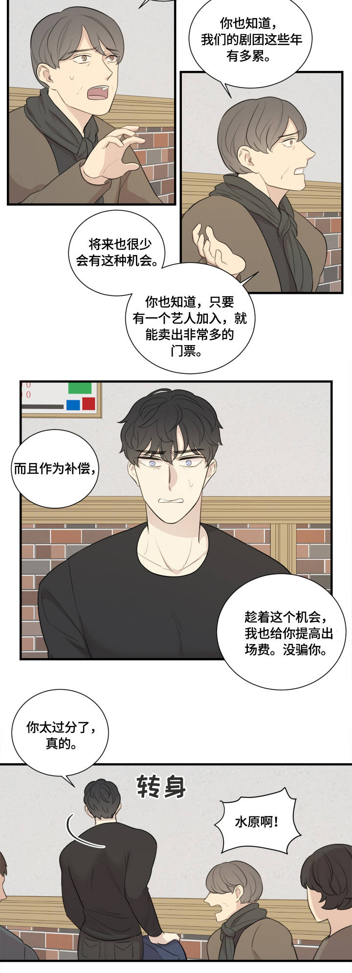 骗子戏剧漫画,第1章：主演2图