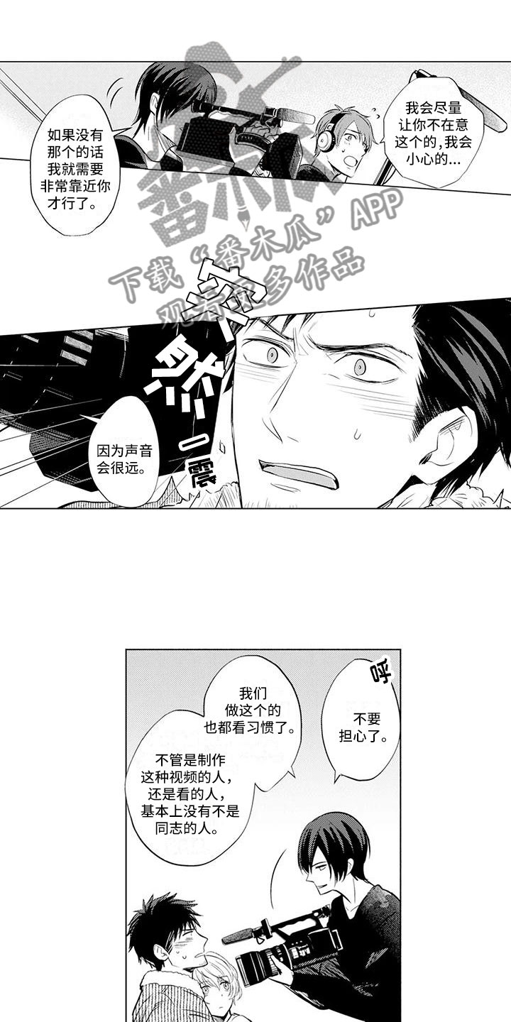 美丽相近的词语漫画,第8章：拍摄开始1图