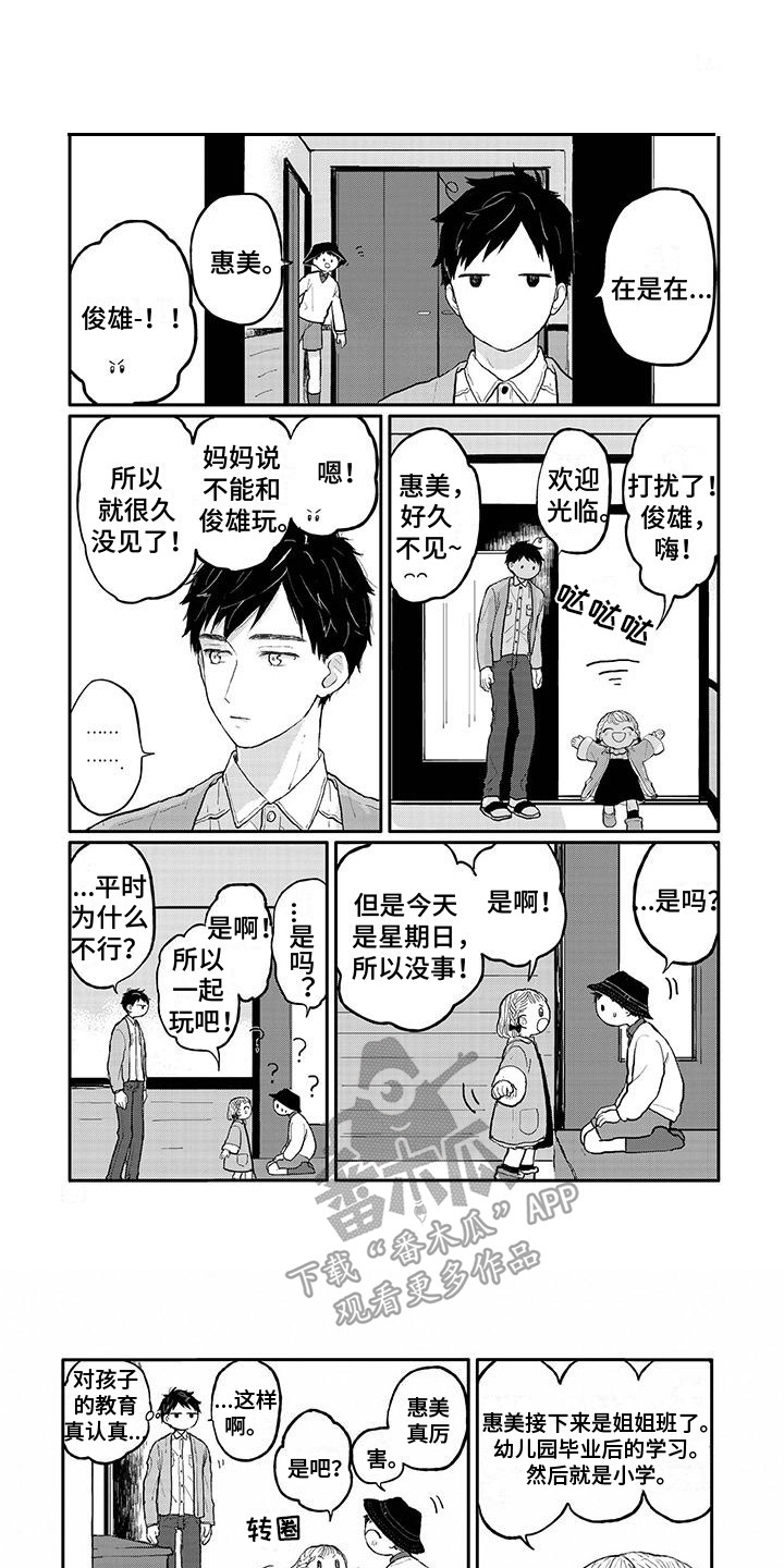 温馨的家漫画,第5章：做客1图