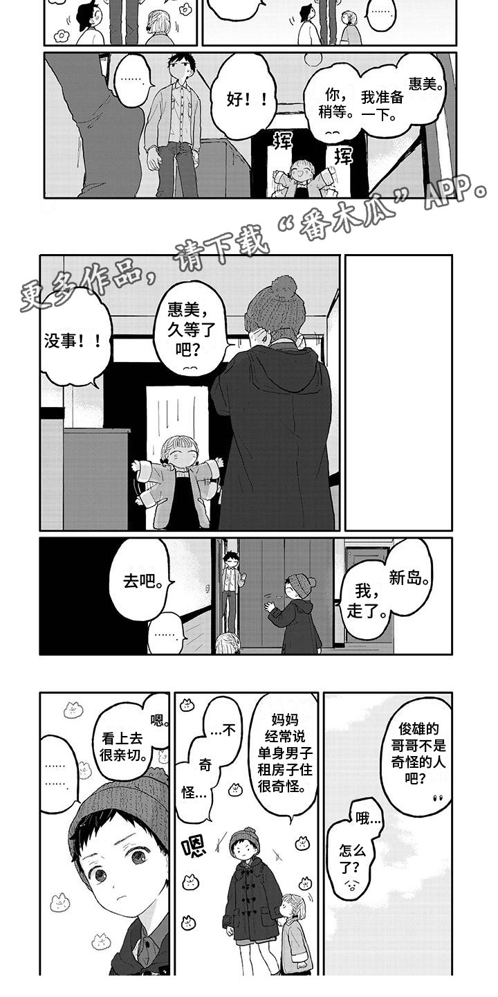 温馨的家漫画,第5章：做客1图