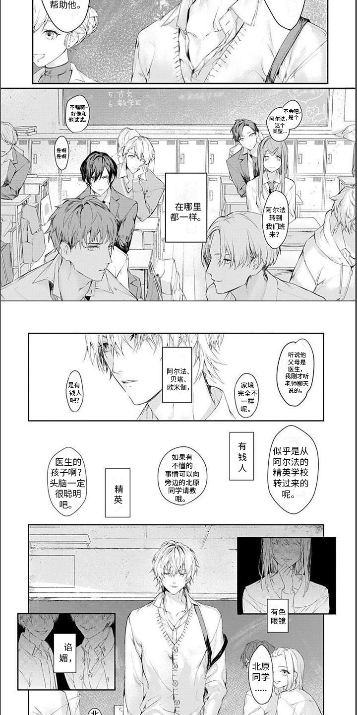 谢谢你拯救了我漫画,第1章：转学2图