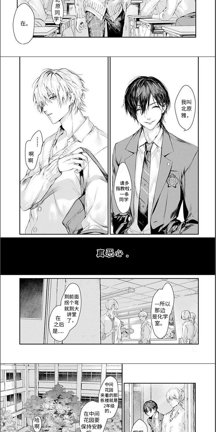 谢谢你拯救了我漫画,第1章：转学1图