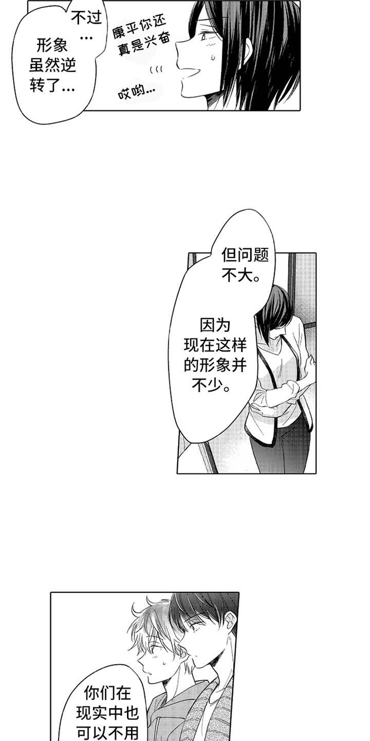 偶像暗恋粉丝韩剧漫画,第14章：官宣1图