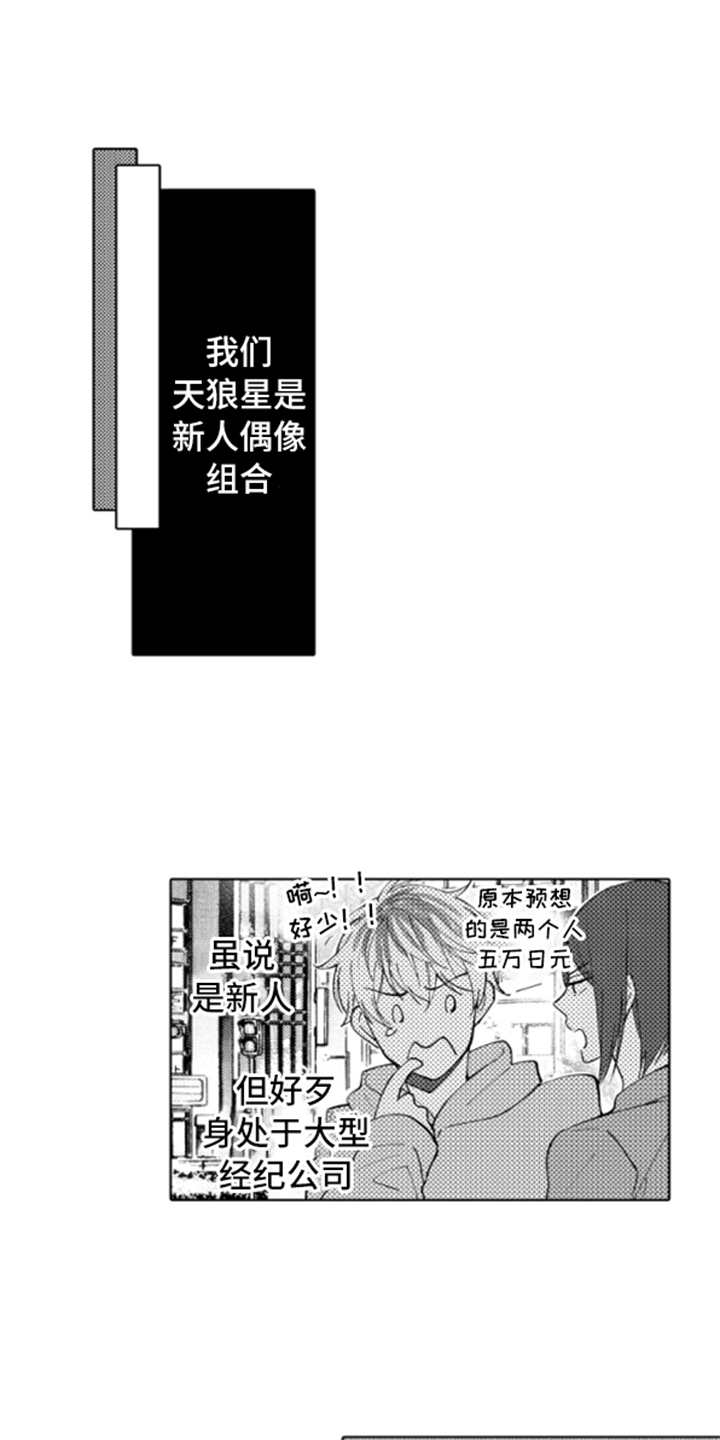 偶像暗恋粉丝韩剧漫画,第1章：新人偶像1图