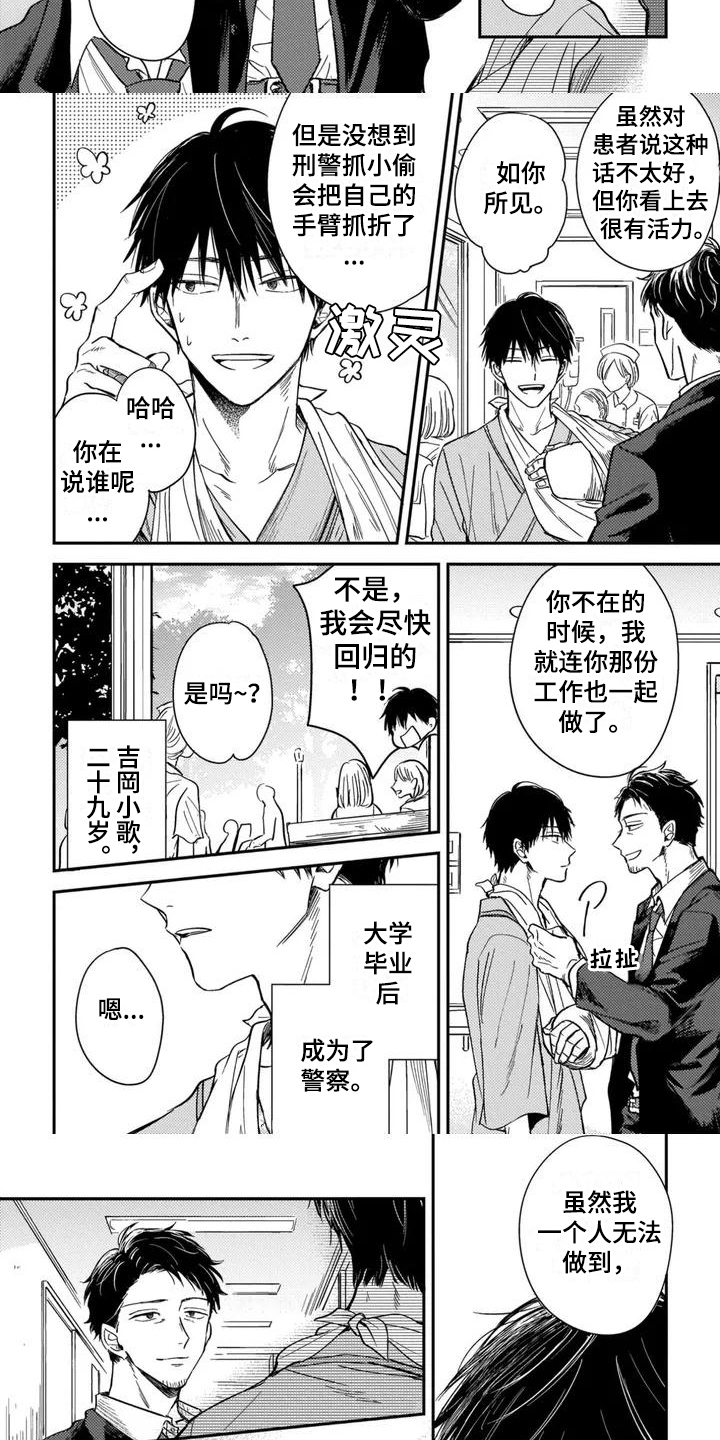 落入魔掌的帅警小说漫画,第1章：医生2图