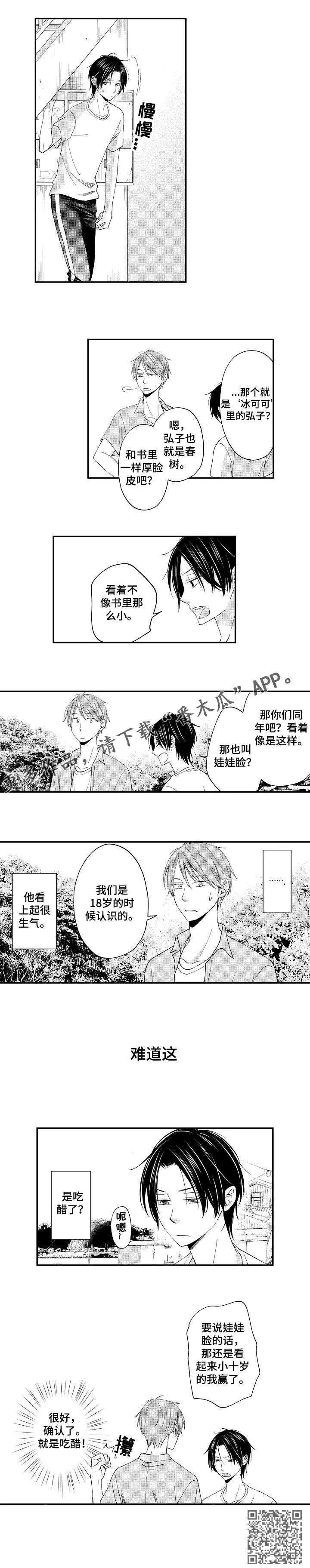 停滞的表达效果漫画,第11章：吃醋1图