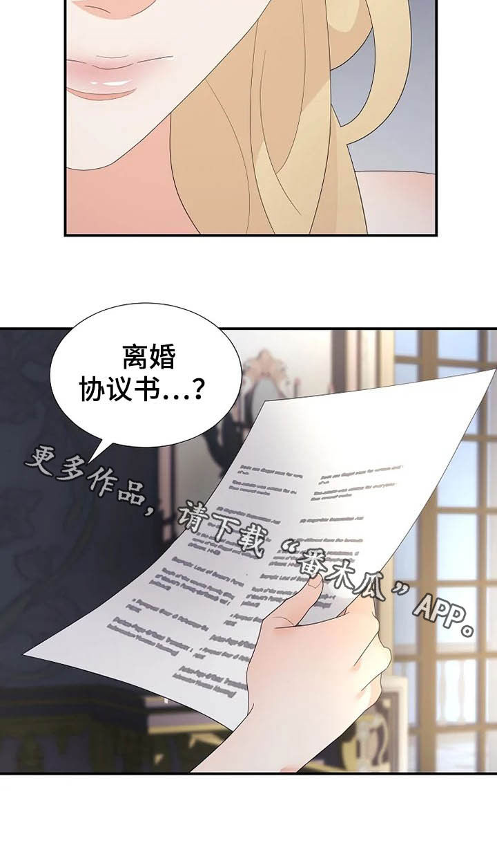 公爵的教法漫画,第38章：离婚协议书1图