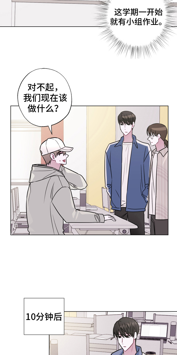 想吻的人主动吻你漫画,第3章：小组成员2图