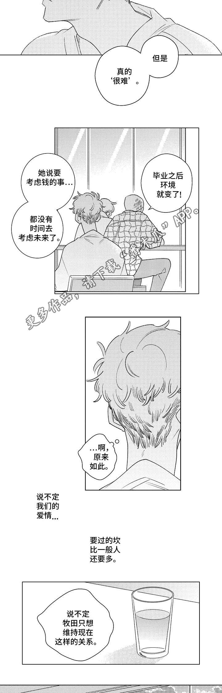 纯情陆少漫画,第16章：找工作1图