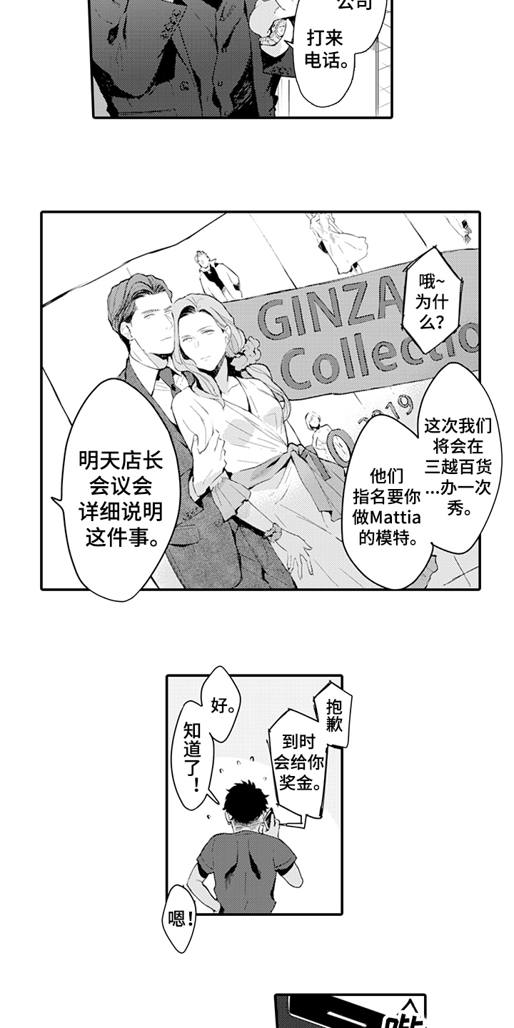 秘密模拟神将府漫画,第7章：模特1图